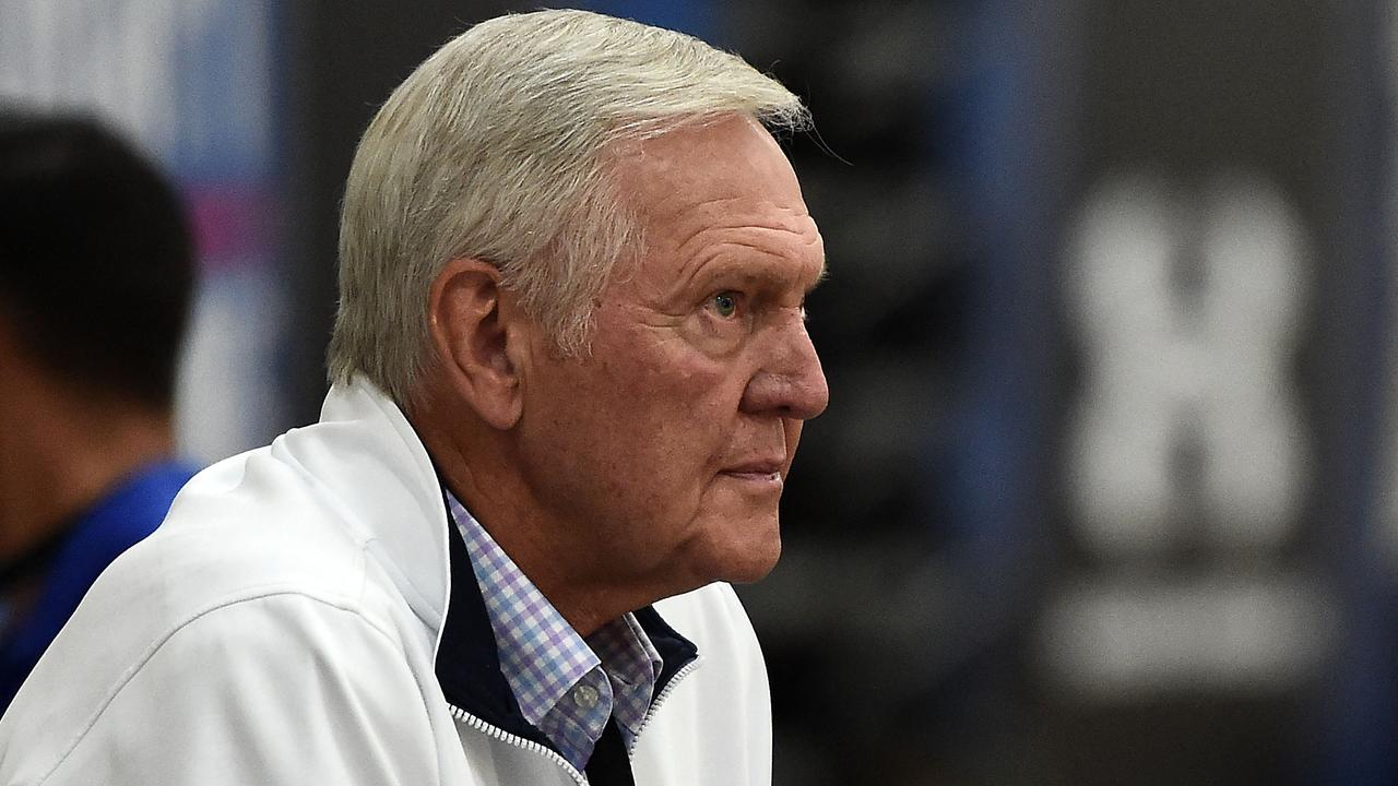 Jerry West died at 86. (Photo by Stacy Revere / GETTY IMAGES NORTH AMERICA / AFP)