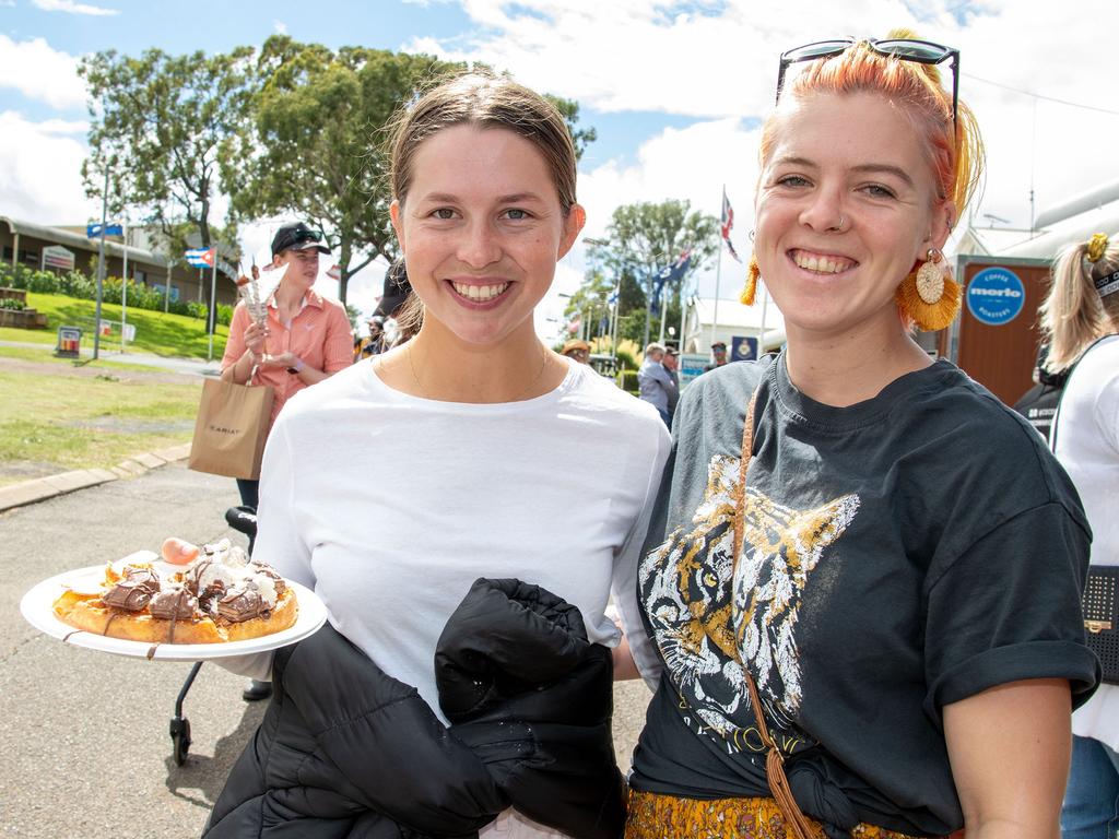 Andy Gilligan and Remi Cowan at the Meatstock Festival, Toowoomba showgrounds. April 2022