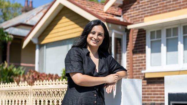 Renters like Annushka Elyasian say they are excited to buy a home this year. Greater buyer activity is expected to ease rents. Picture Thomas Lisson