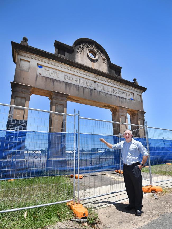 Chris Moore – owner of the old flour mill site on Kent St in Maryborough.