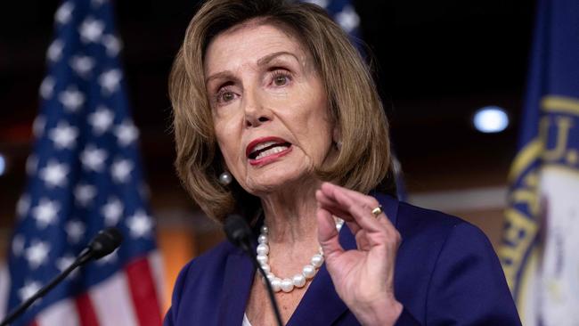 US Speaker of the House Nancy Pelosi. Picture: Saul Loeb/AFP