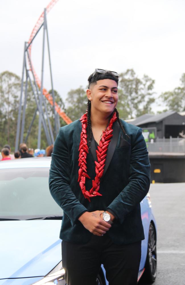 Mabel Park State High School formal at Dreamworld on November 11, 2024. Picture: Tori Little/Mabel Park State High School