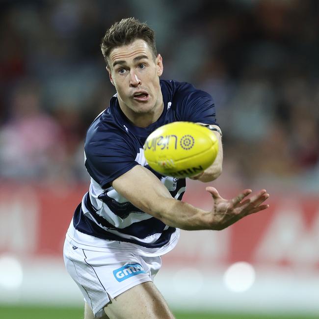 The return of prized signing Jeremy Cameron might not be for a few weeks. Picture: Michael Klein