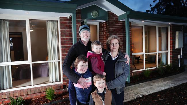 Dana and Clint are in the midst of selling their Ringwood East home to upgrade to something bigger for their three kids.