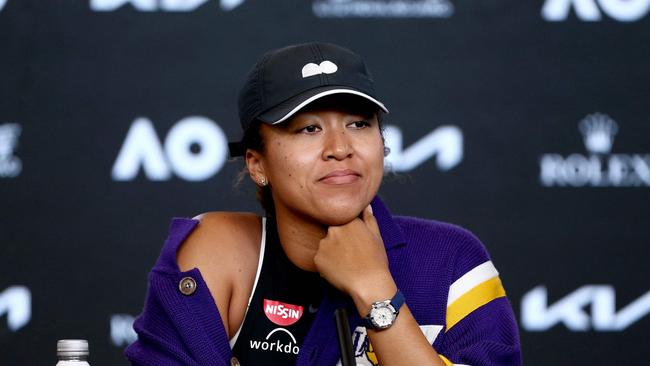 Naomi Osaka has become the face of modern athletes struggling with the pressures in the public eye. Picture: AFP