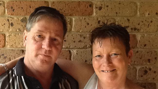 Michael Mitchell, pictured with wife Debbie died from cancer before the birth of his first grandchild.