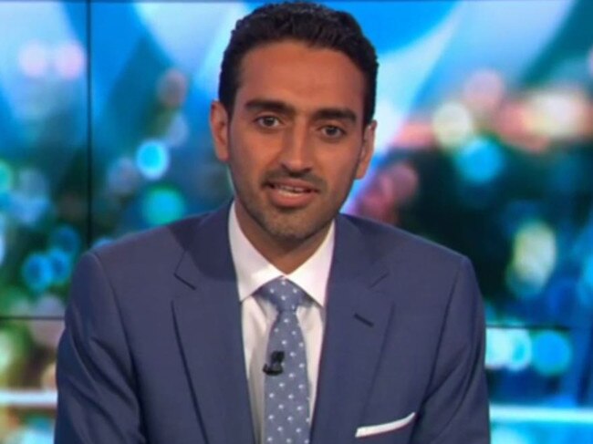 Waleed Aly The Project talks about Karl Stefanovic. Picture: Channel 10