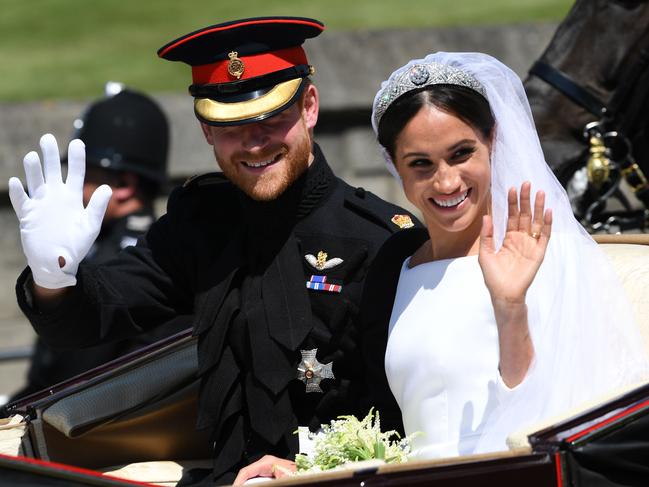 May 19, 2018: The wedding of Prince Harry and Meghan Markle prompted a huge spike in Google searches. Picture: Paul Ellis/AFP