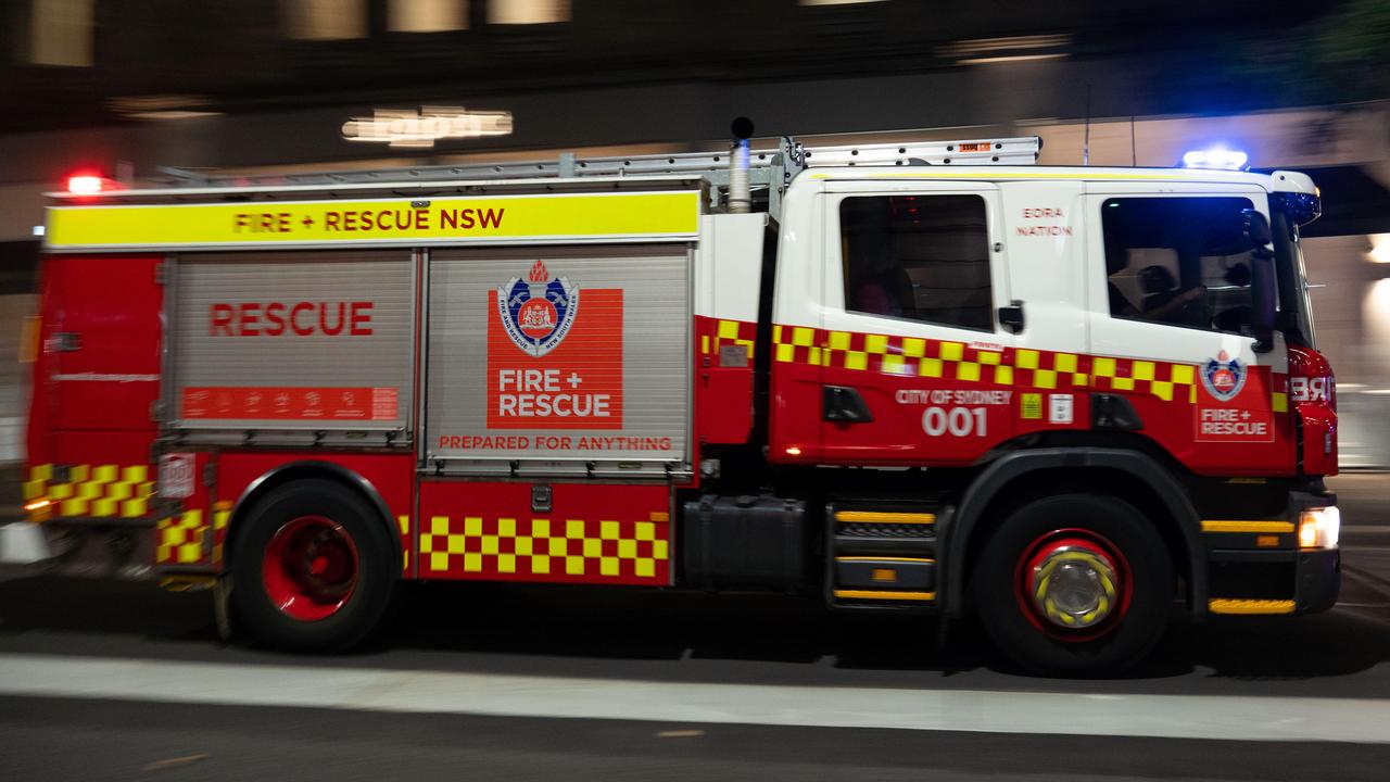 Two people escaped a house fire in Sydney’s southwest. Picture: Tom Parrish