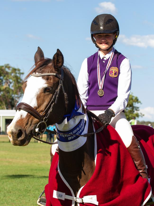 1st place in the PQC State Showjumping Championships 12 and Under 80cm class.