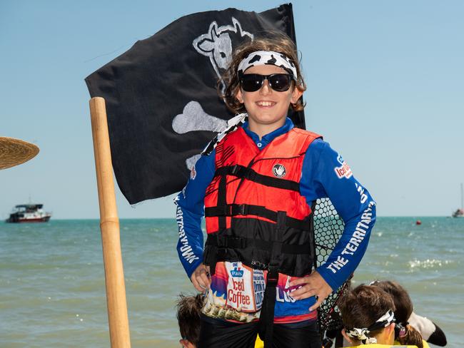 Captain Jack at the Darwin Beer Can Regatta at Mindil Beach, 2024. Picture: Pema Tamang Pakhrin