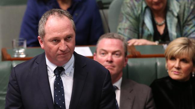 Deputy PM Barnaby Joyce is facing some tough questions. Picture: Kym Smith