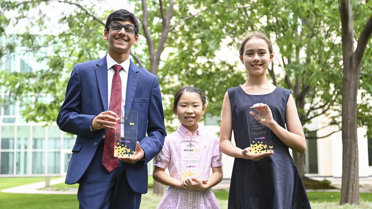 Aditya Paul (L), Echo Feng (C), Jillian Strong (R) are all avid readers. Picture: NewsWire / Martin Ollman