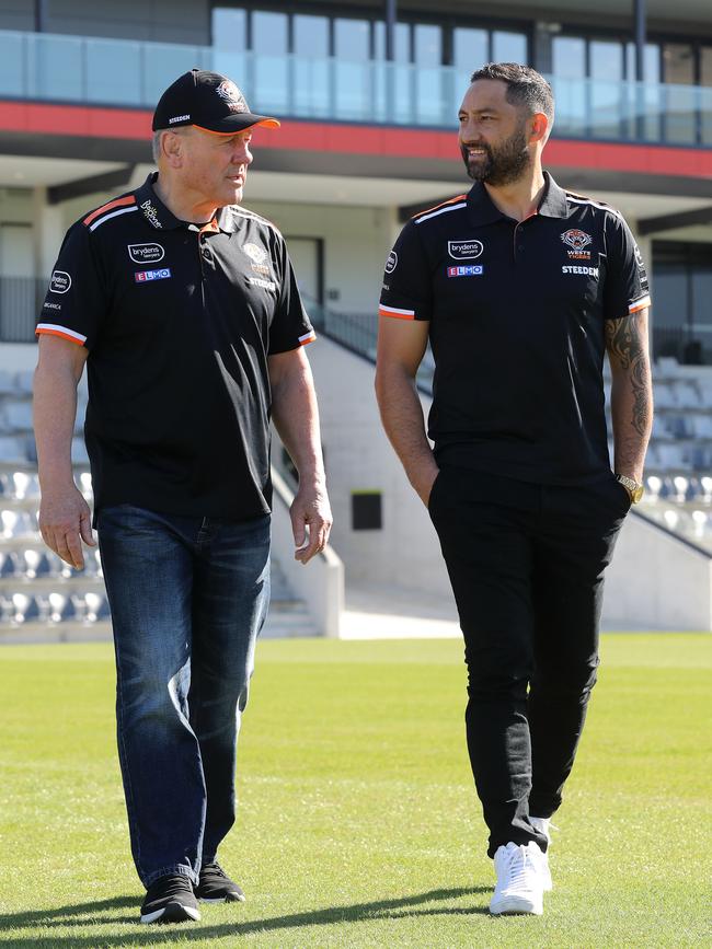 Will Tim Sheens and Benji Marshall bring a fresh feeling at the Wests Tigers. Picture: David Swift