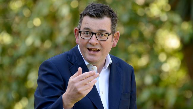 Premier Daniel Andrews says the state’s settings are being ‘constantly reviewed’. Picture: Andrew Henshaw