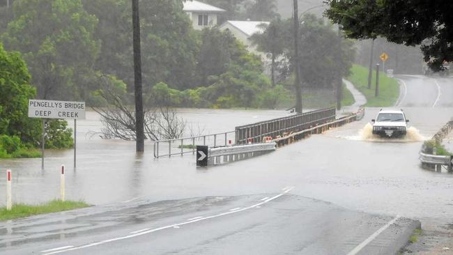 IF ITS FLOODED FORGET IT.   Gympie Pengellys Bridge.Photo Tanya Easterby / The Gympie Times. Picture: Tanya Easterby