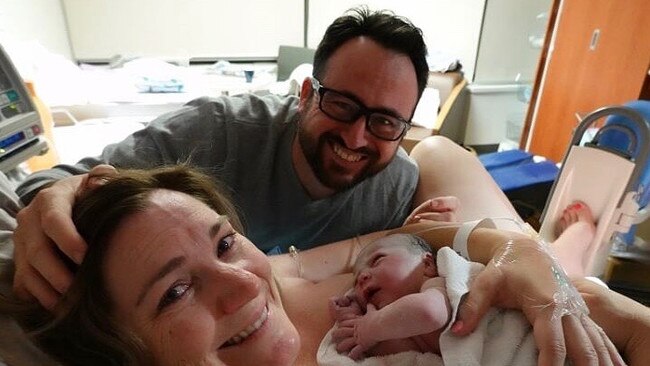 Anna Meares and partner Nick Flyger welcomed their first child Evelyn Bette on Monday.