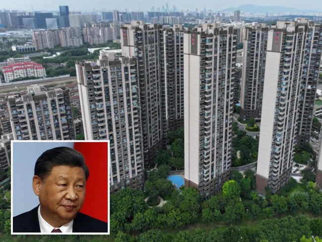 The world’s most indebted property developer has reported a staggering $A7 billion loss as China’s tanking real estate sector continues to spark fears of widespread economic contagion.