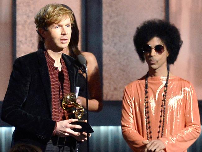 Even Prince seems perplexed by the choice of winner. Picture: Kevork Djansezian/Getty Images/AFP