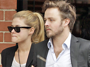 Matthew Newton and Rachael Taylor in Sydney in June. Picture: Damian Shaw