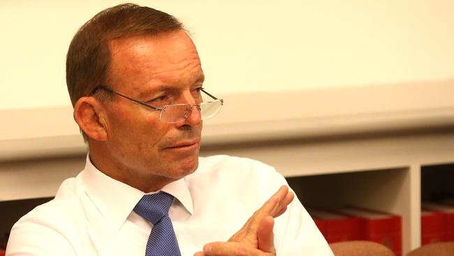 Tony Abbott has published an opinion piece intensifying his attack on his colleagues over the migrant intake.