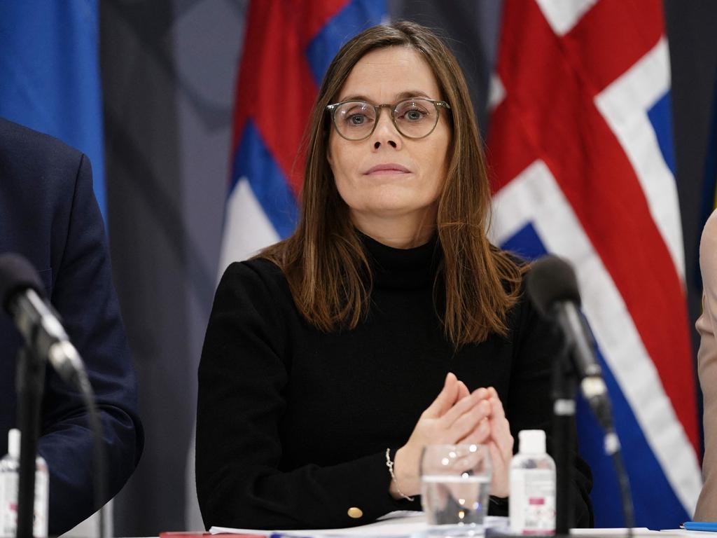 Iceland's Prime Minister Katrin Jakobsdottir ahead of the 73rd Nordic Council agenda ‘What can the Nordic Region learn from the coronavirus crisis?’. Picture: AFP