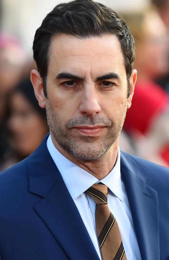 Sacha Baron Cohen: ‘It became really dark stuff.’ Picture: AFP 