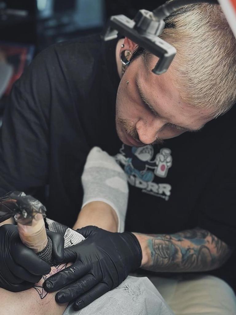 Tattoo and graffiti artist Zhaine Reynolds. Picture: Instagram