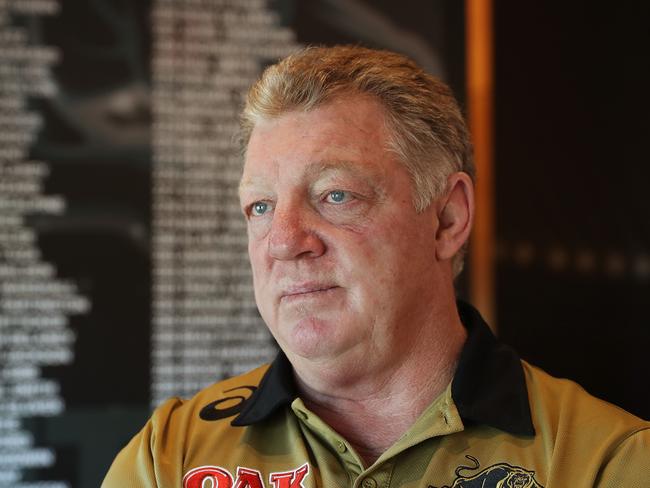 Phil Gould didn’t have to coach against the likes of Cameron Smith, Johnathan Thurston, Cooper Cronk, Greg Inglis. Picture: Brett Costello