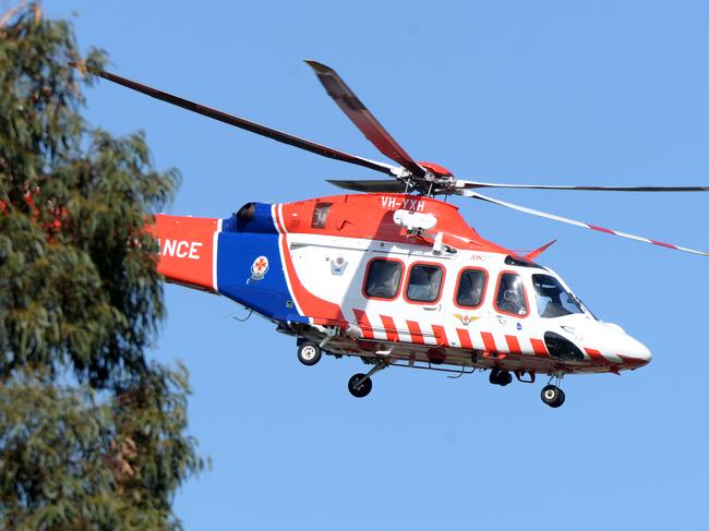 Man flown to hospital after falling from horse