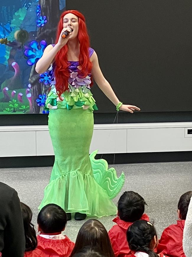 Madison Kalma as “Ariel”.