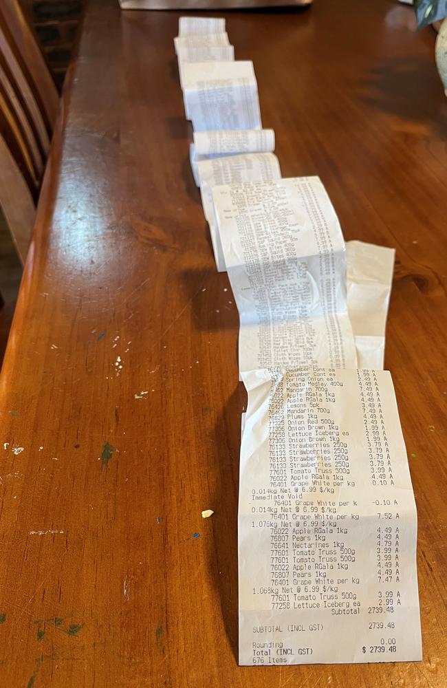 She saved $260 on a fortnightly shop
