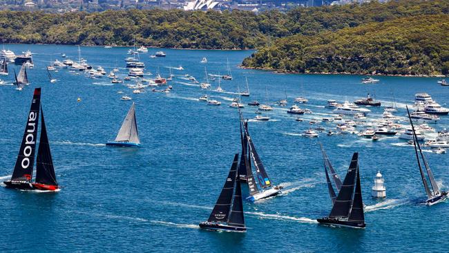 The start of the race. Pic: Carlo Borlenghi/ROLEX