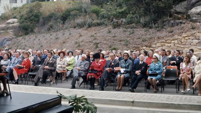 Dignitaries at the opening of the Dee Why Civic Centre on September 16, 1973. Photo Northern Beaches Library