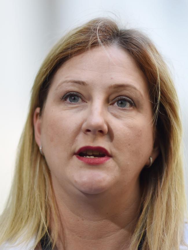 Rebekha Sharkie may be referred to the court after legal advice obtained by the government concluded she is likely a British citizen. Picture: AAP Image/Lukas Coch