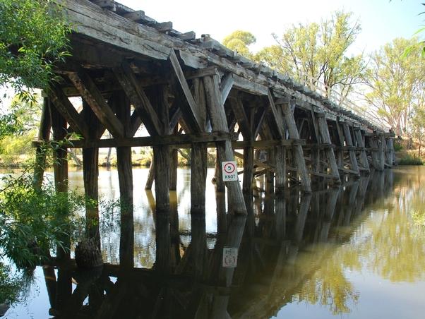 The Chinamans Bridge in Nagambie, pictured in 2008. Picture: Supplied