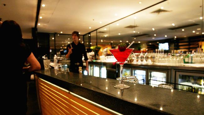 September 2006: Bar at Eagle Street Pier. Picture: Jeff Camden