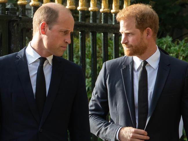 The warring brothers have reportedly not spoken for almost two years. Picture: Mark Kerrison/In Pictures via Getty Images