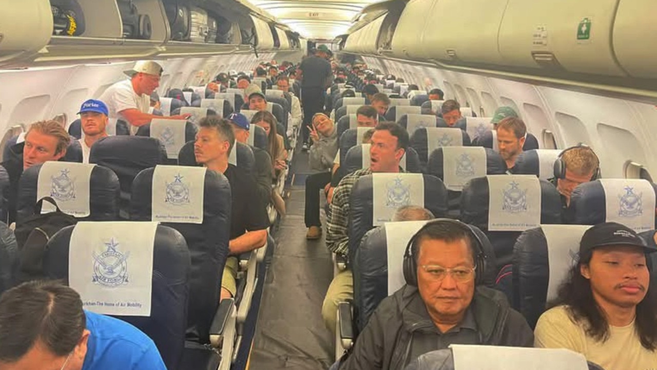 Pakistani Air Force plane A319 took off from Nur Khan Air Base (the base that was hit by Indian missiles earlier) was transporting Cricket Foreign players to Dubai. Picture: X