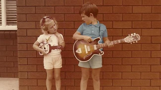 If you don’t have a collection of brown-tinged photos like this one of Steve Mascord and his sister Tammie, you weren’t a ‘70s kid. (Pic: Supplied)
