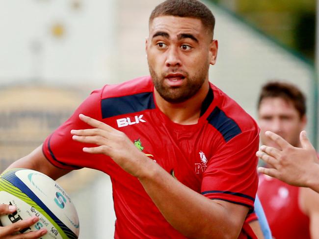 Reds training for NSW game at Marist College, Ashgrove. Pics Tim Marsden