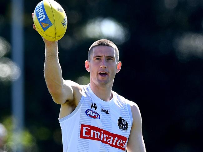 Darcy Cameron has a big opportunity at Collingwood. Picture: Bradley Kanaris/Getty Images