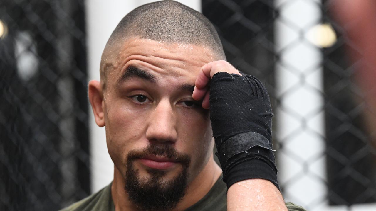 Robert Whittaker’s withdrawal from UFC 234 is yet another disaster for Dana White and co. (AAP Image/James Ross)