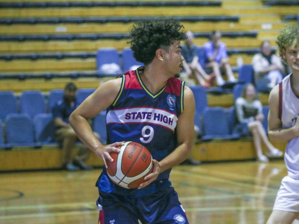 GPS basketball The Southport School v Brisbane State High School at TSS. Picture: Glenn Campbell