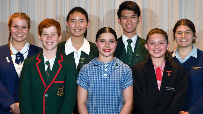 Shine Hills Schools awards winners at Castle Hill RSL. Pictures: Joel Carrett