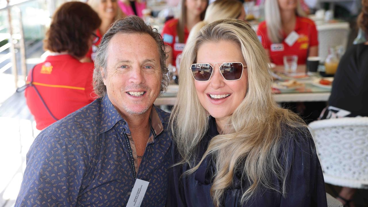 Brian Usher and Melissa Usher at the Gold Coast Women in Tourism Breakfast at Southport Yacht Club for Gold Coast at Large. Picture: Portia Large