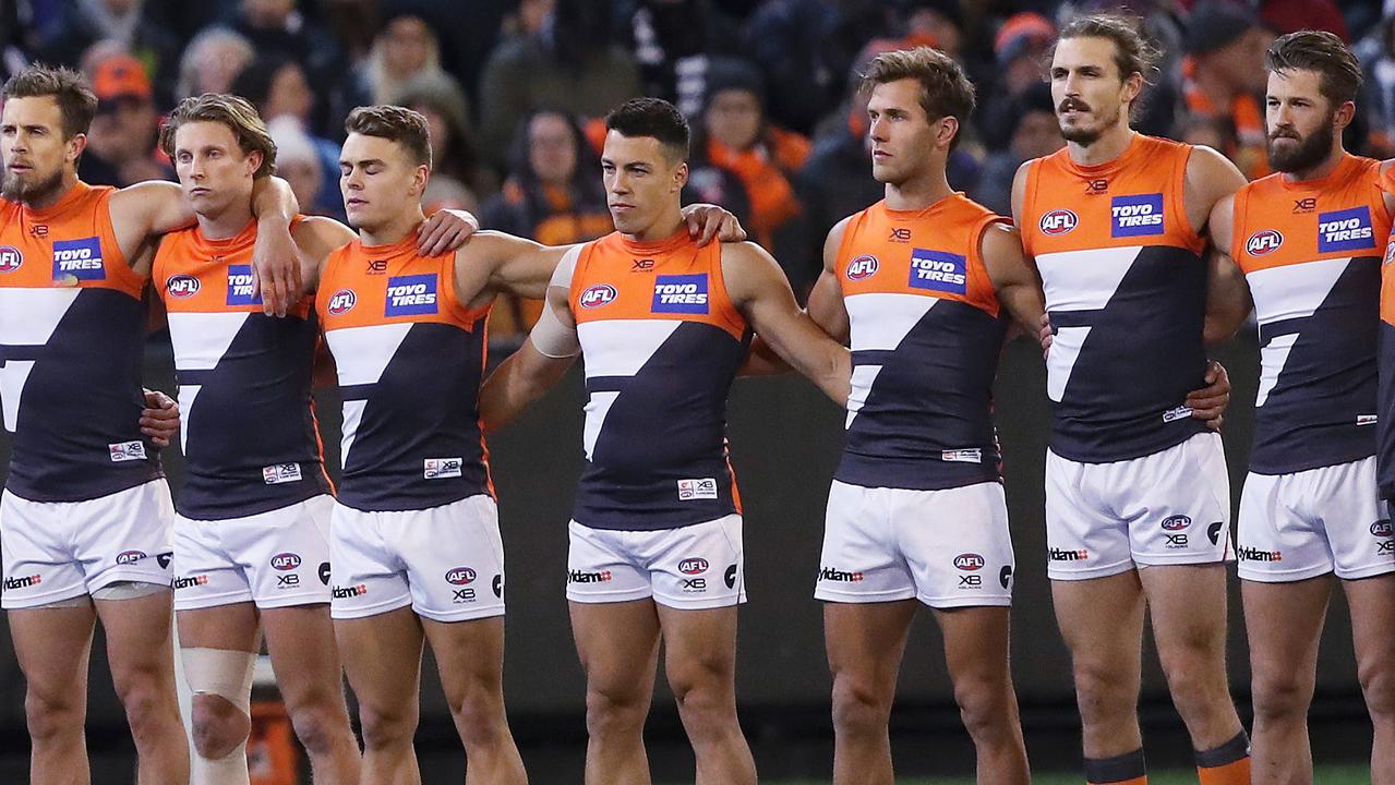 There are suggestions Dylan Shiel has played his last game for the GWS Giants Picture: Phil Hillyard