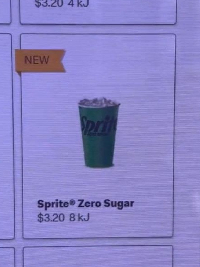 Australian customers were furious when the fizzy drink was removed from menus. Picture: TikTok/BecHardgrave