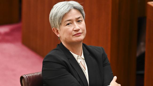 Penny Wong’s blind spots are impeding our national interest, writes Julian Leeser. Picture: NewsWire / Martin Ollman