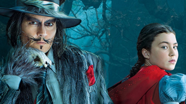 Johnny Depp in a scene from the film Into the Woods.